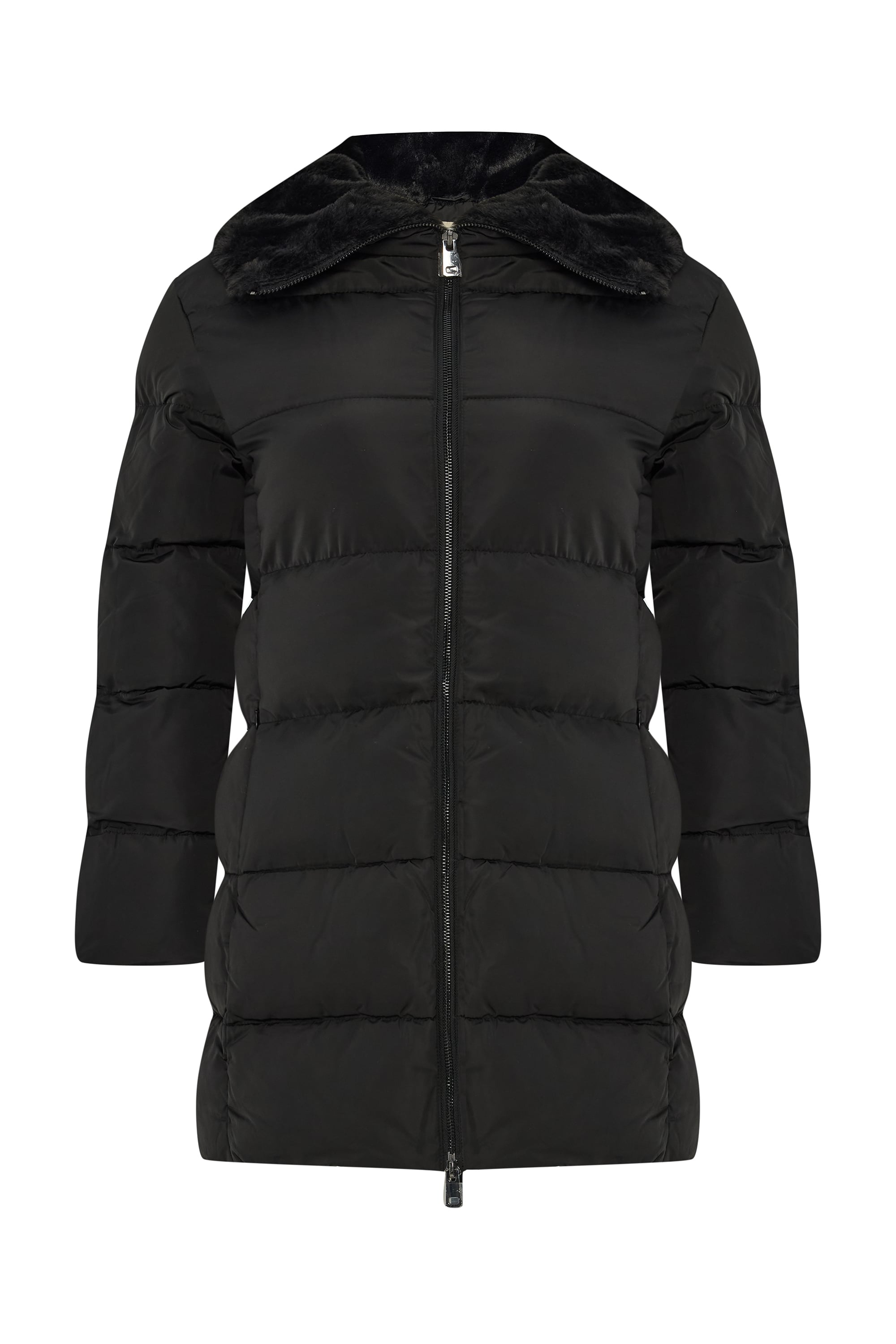 KAPİTONELİ PELÜŞ YAKA ŞİŞME MONT