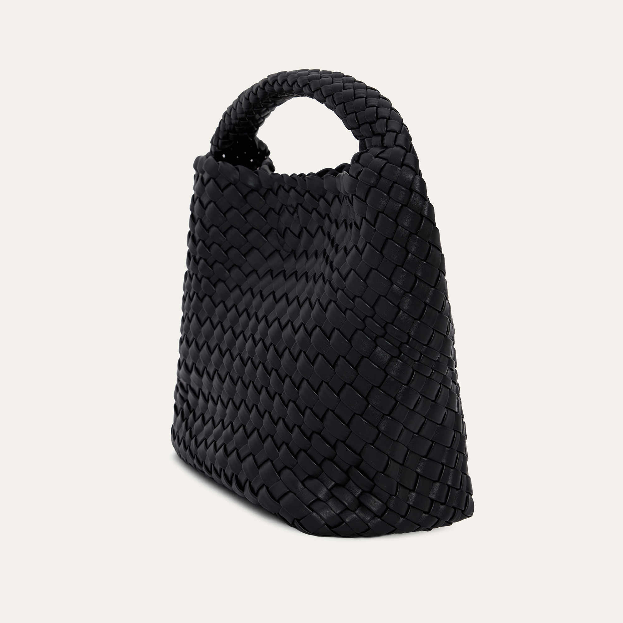 DERİ GÖRÜNÜMLÜ ÖRGÜ EL ÇANTASI