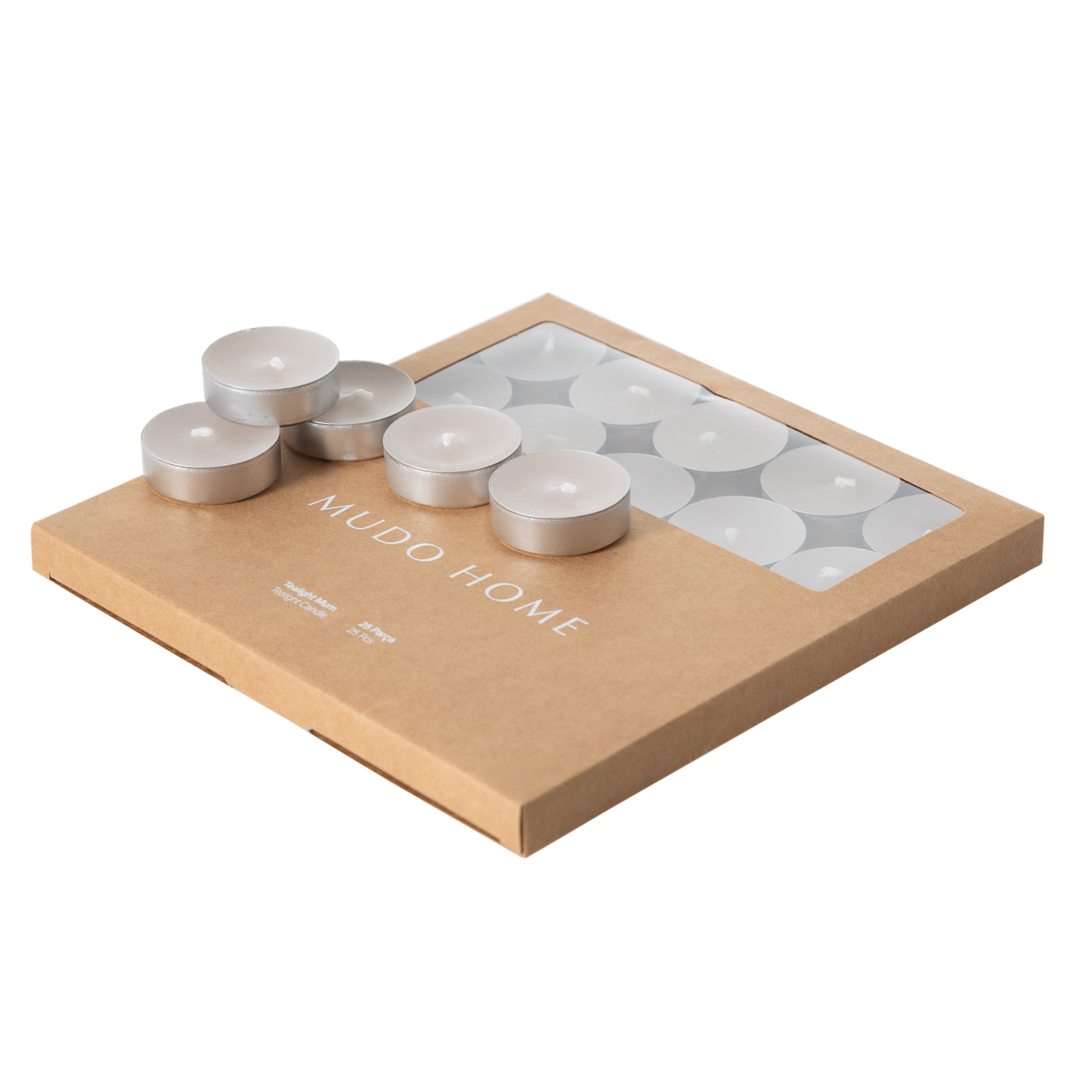 25Lİ TEALIGHT MUM KREM