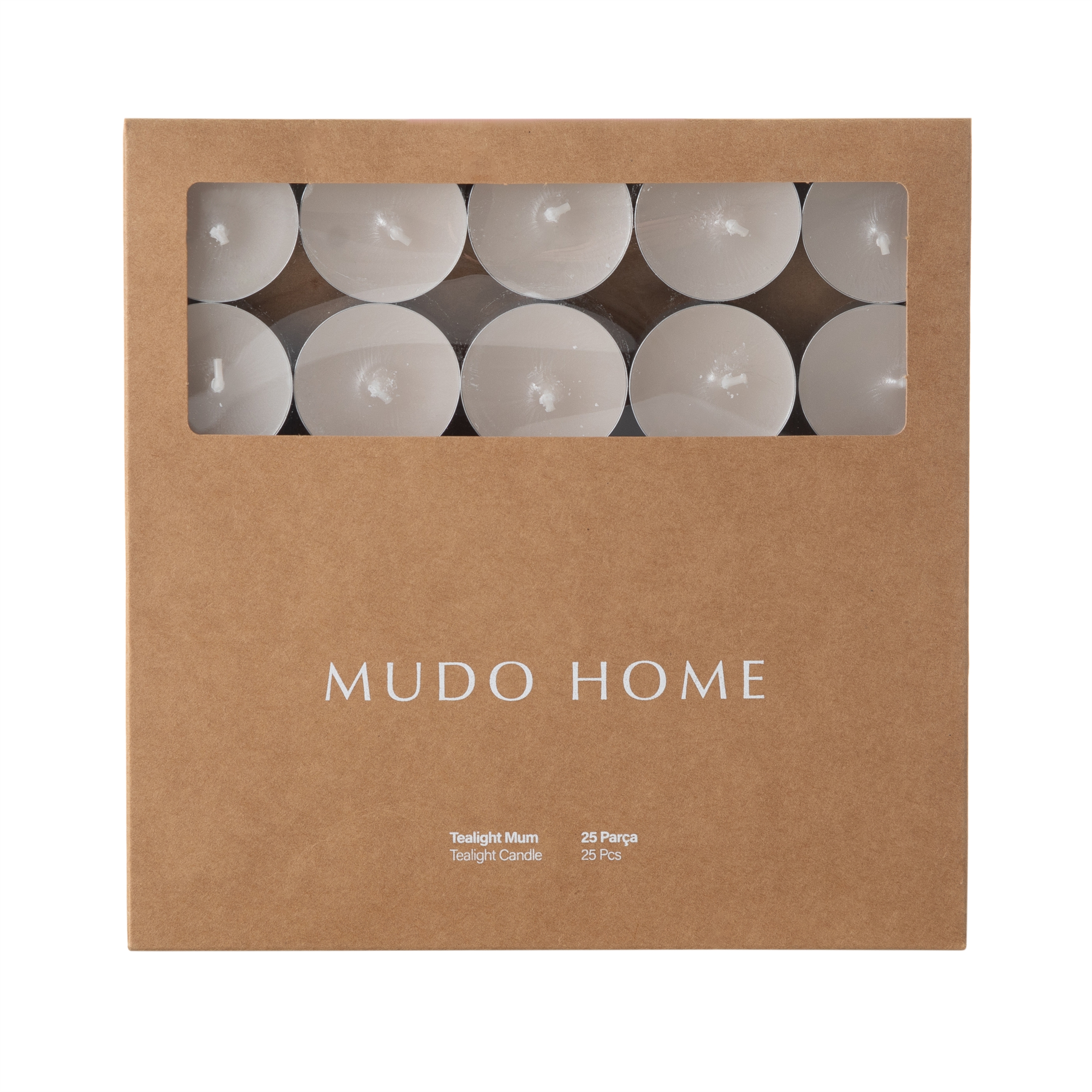 25Lİ TEALIGHT MUM KREM