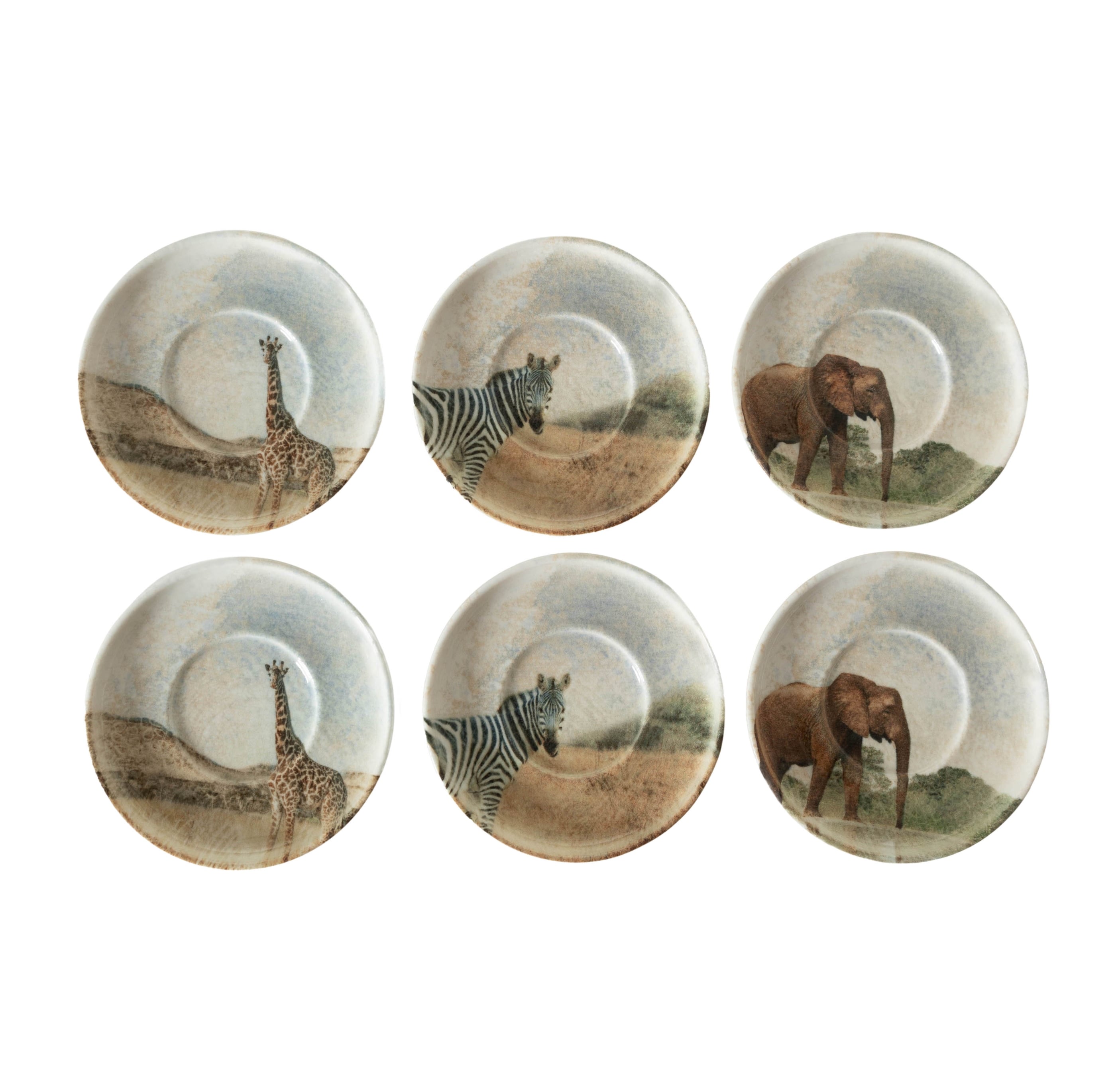 WILD ÇAY TABAĞI SETİ-6LI