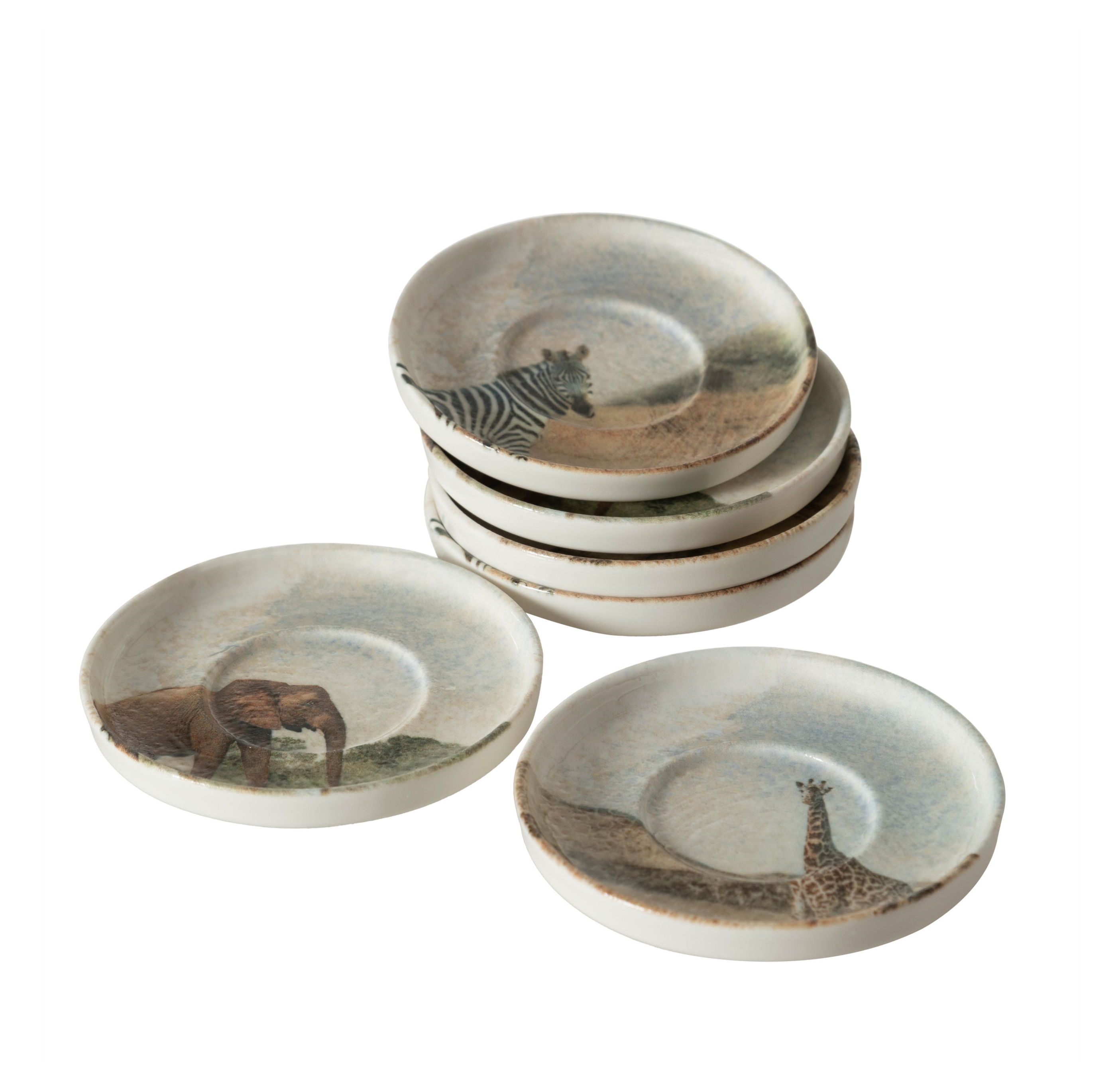 WILD ÇAY TABAĞI SETİ-6LI