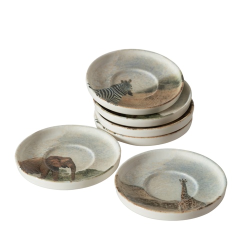  WILD ÇAY TABAĞI SETİ-6LI