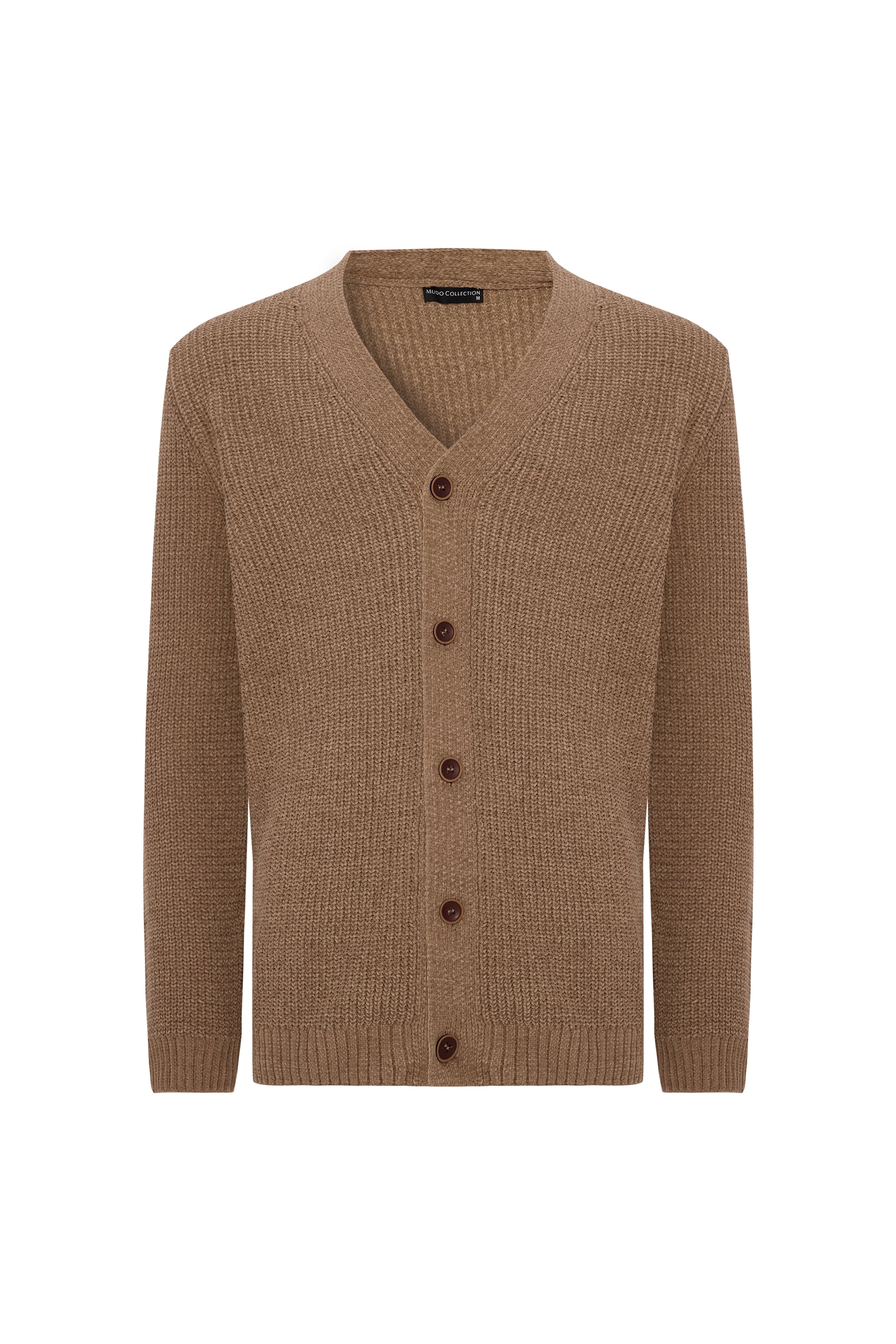 V YAKA DÜĞMELİ TRİKO HIRKA