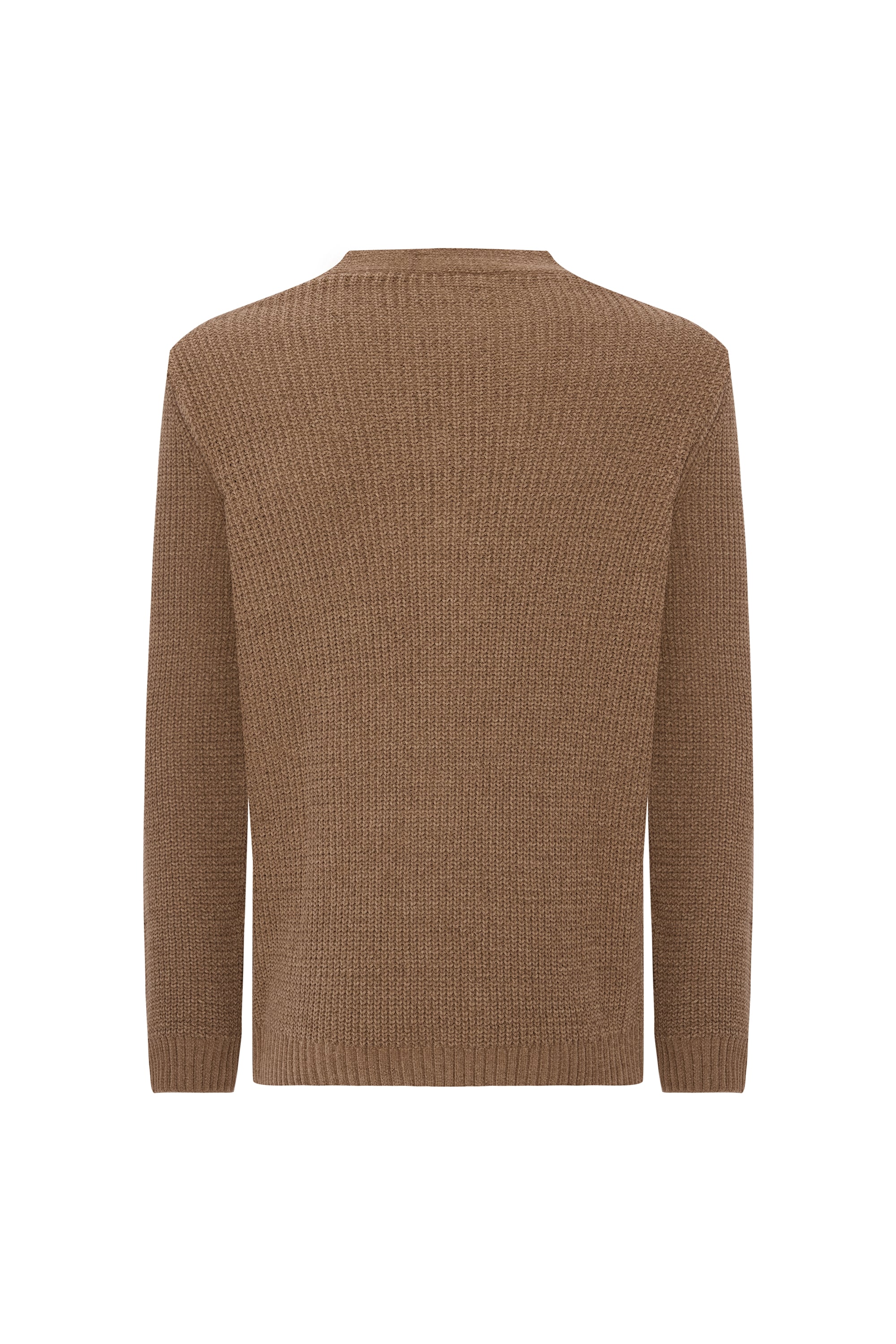 V YAKA DÜĞMELİ TRİKO HIRKA