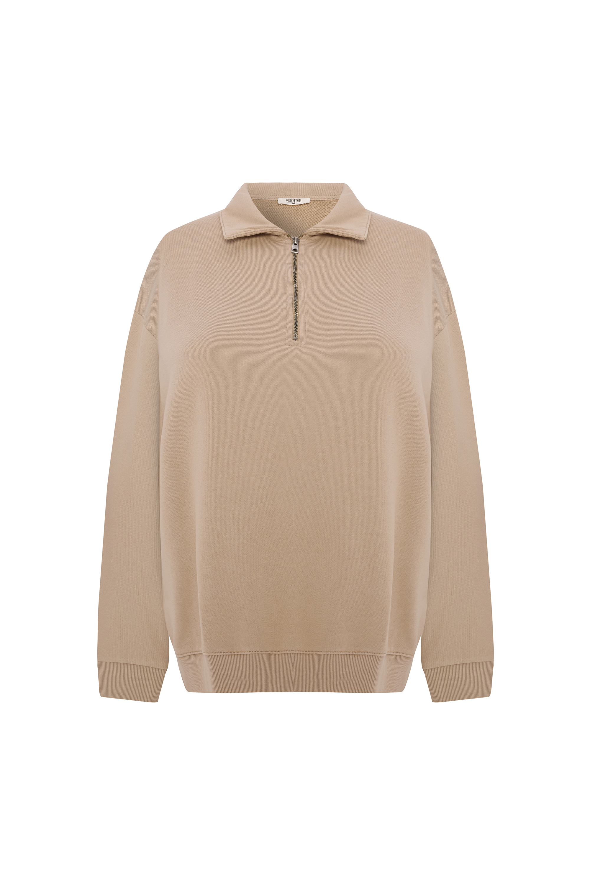 FERMUARLI POLO YAKA SWEATSHIRT