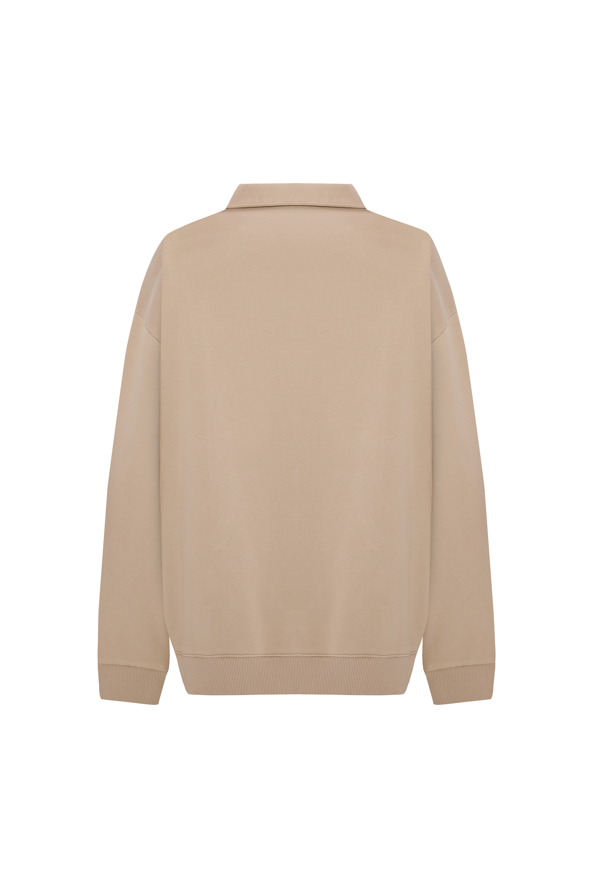 FERMUARLI POLO YAKA SWEATSHIRT