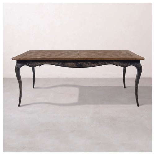  FRENCH ESKİTME AHŞAP AÇILIR KAPANIR YEMEK MASASI