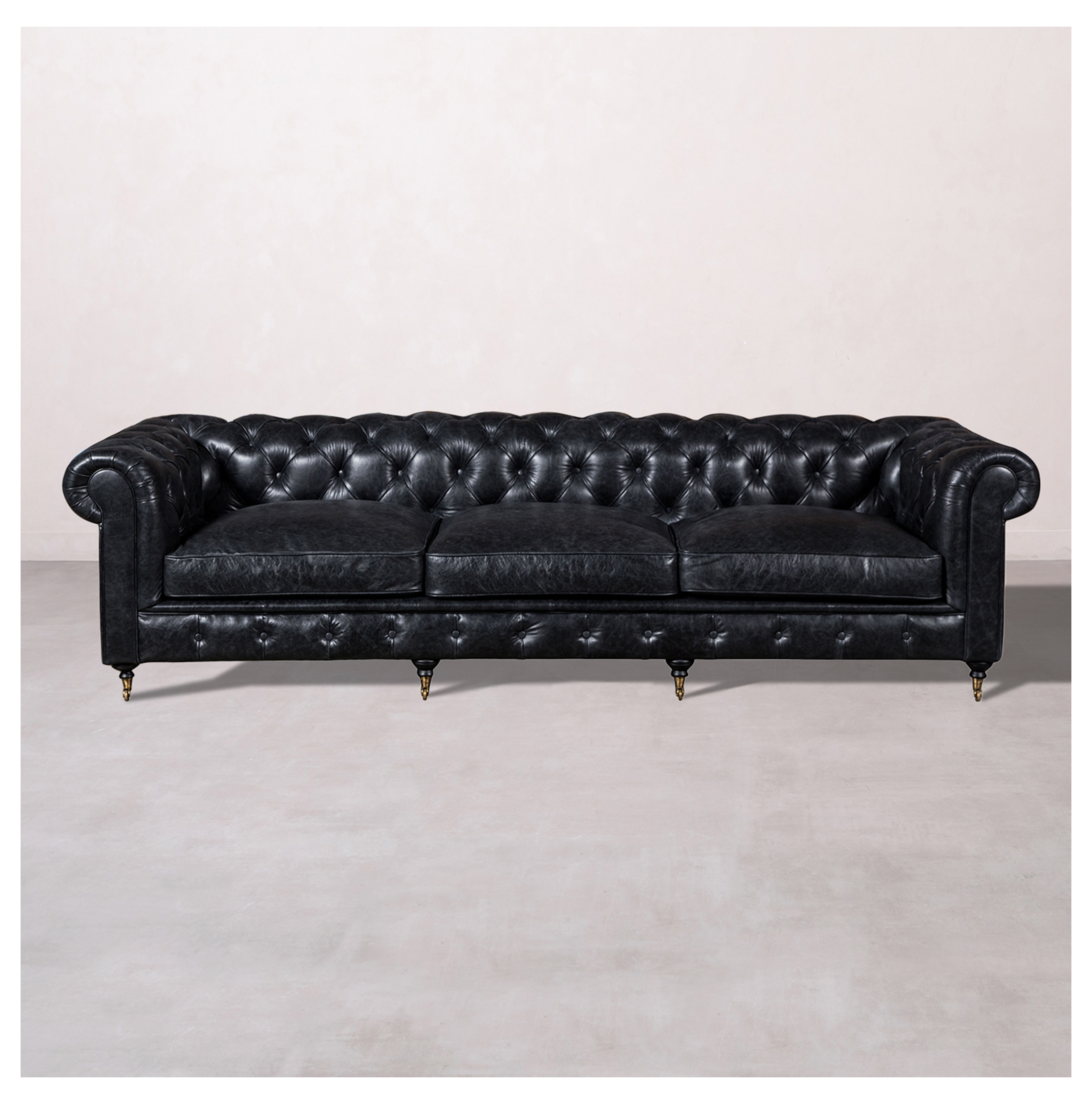 CHESTER DÖRTLÜ KOLTUK SİYAH