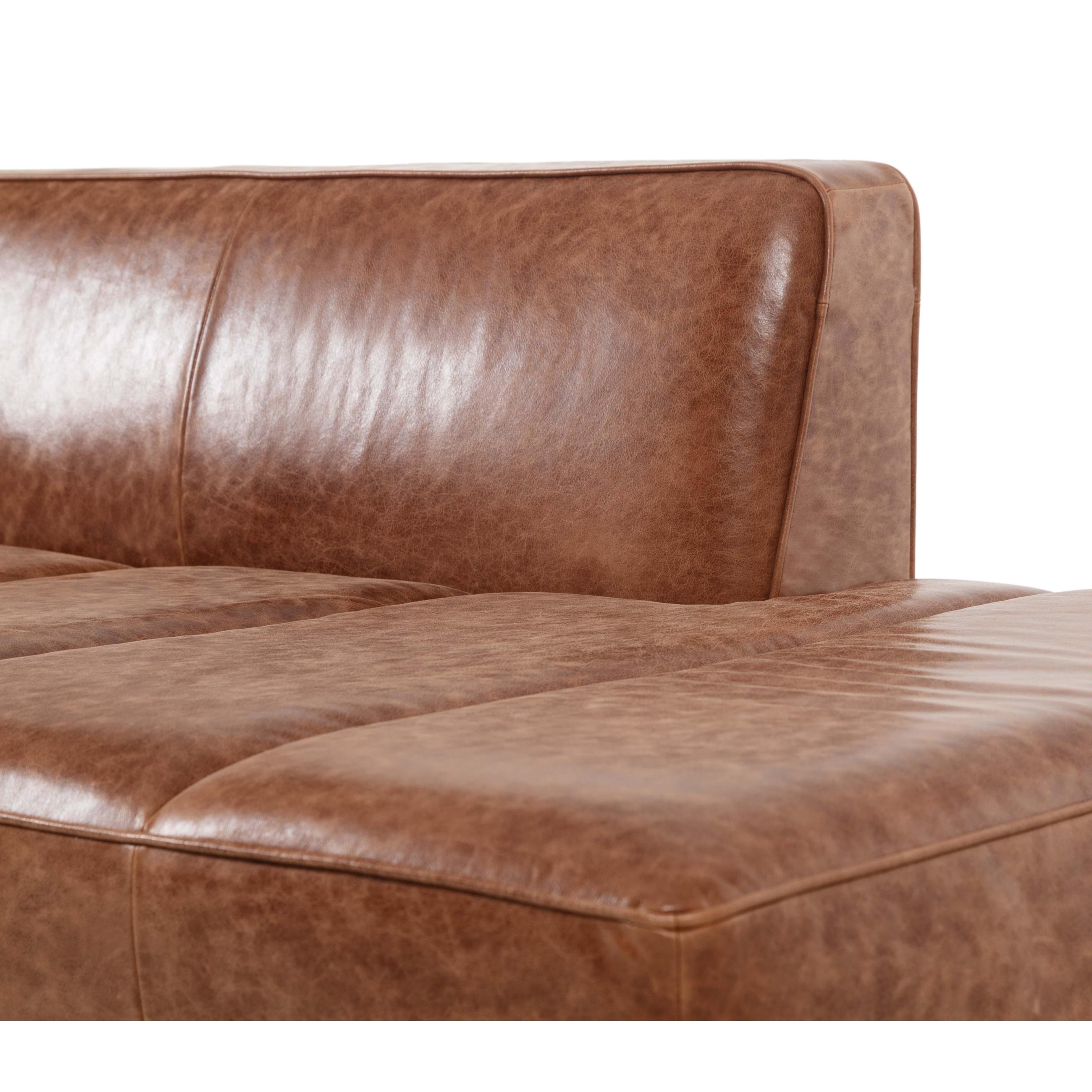 ELONA DERİ DAYBED KAHVERENGİ