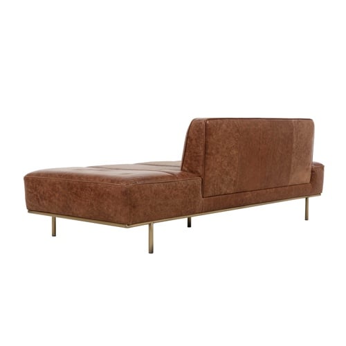 ELONA DERİ DAYBED KAHVERENGİ
