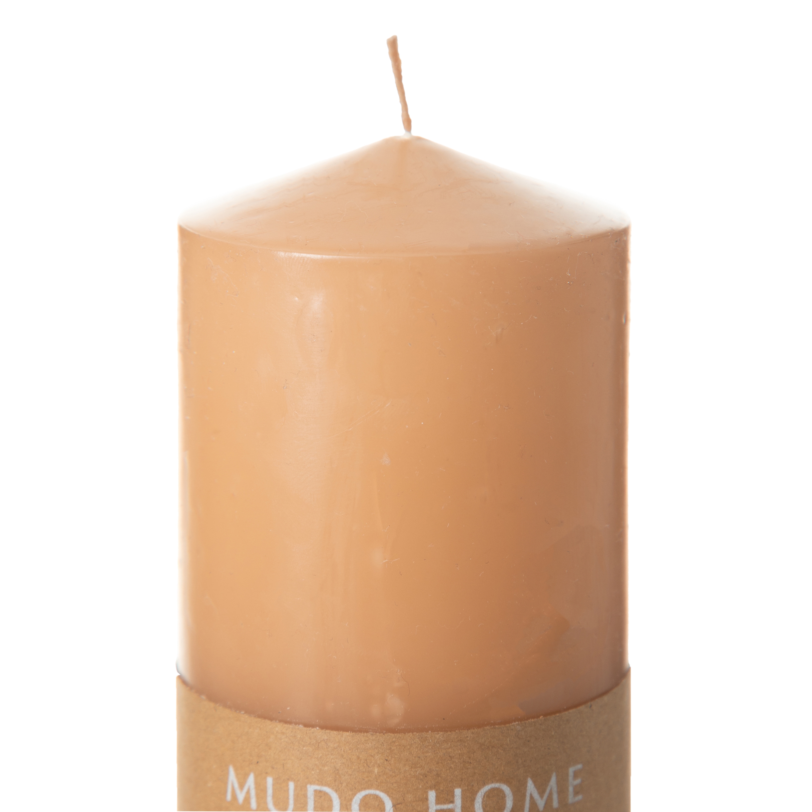 SÜTUN MUM AÇIK KAHVE 7X15CM