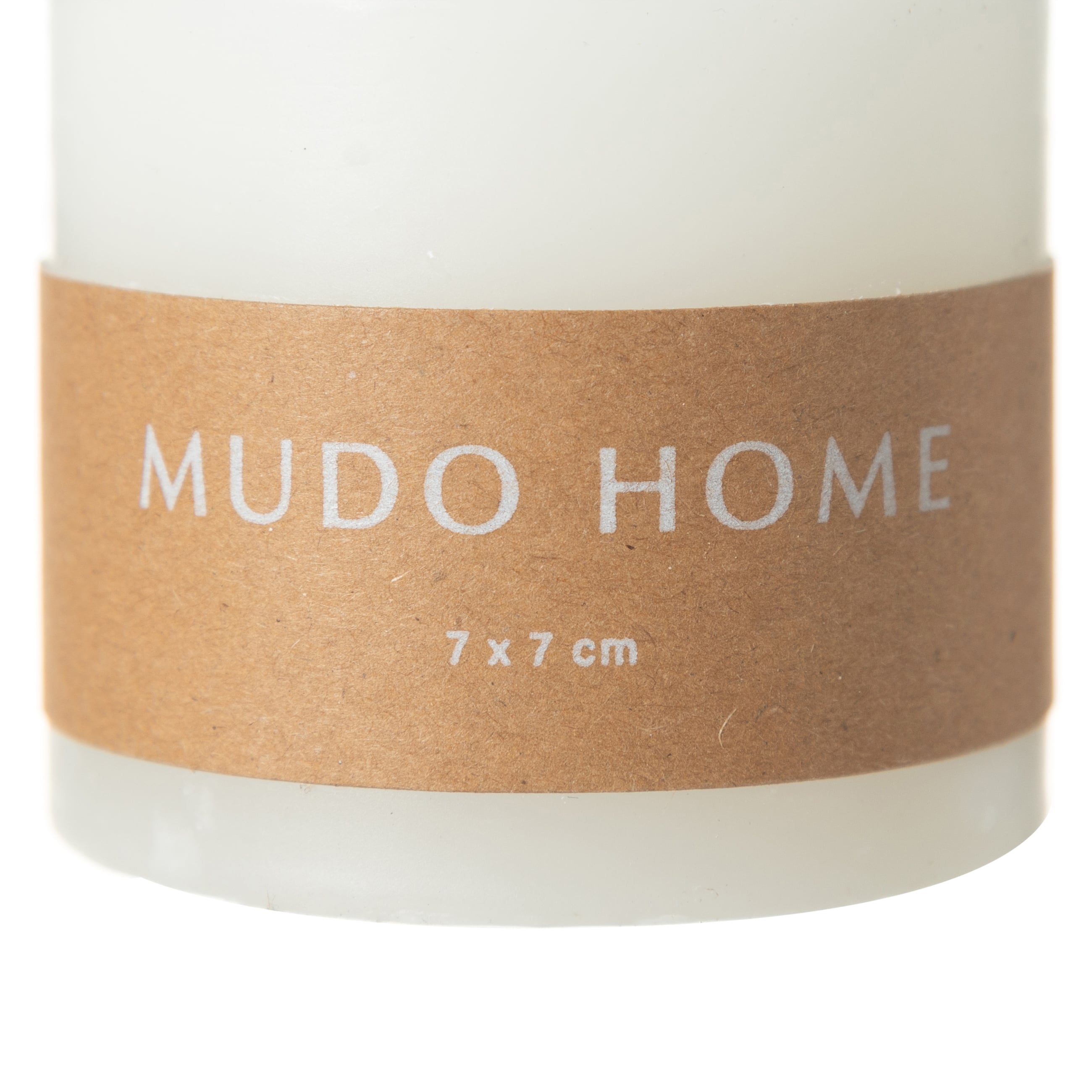 SÜTUN MUM BEYAZ 7X7CM