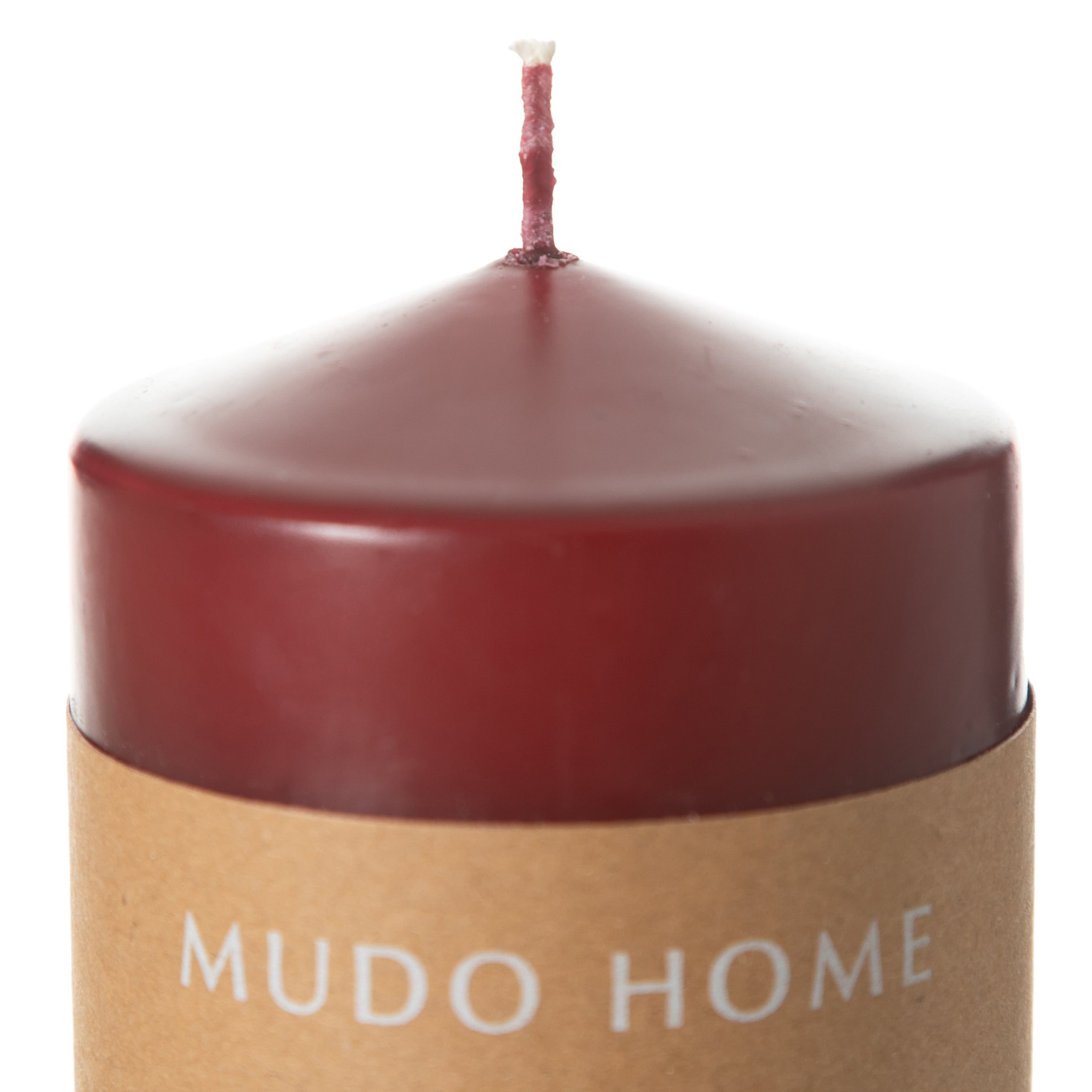 SÜTUN MUM BORDO 7X7CM