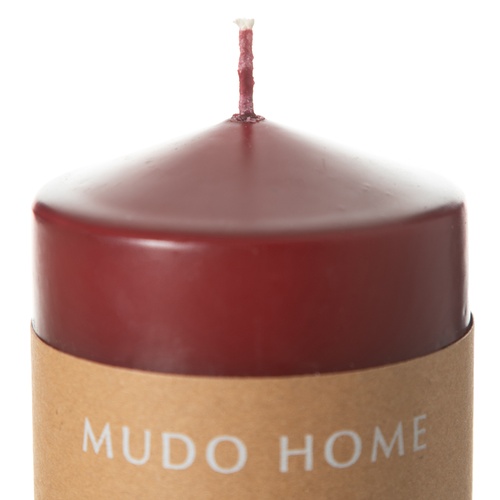 SÜTUN MUM BORDO 7X7CM