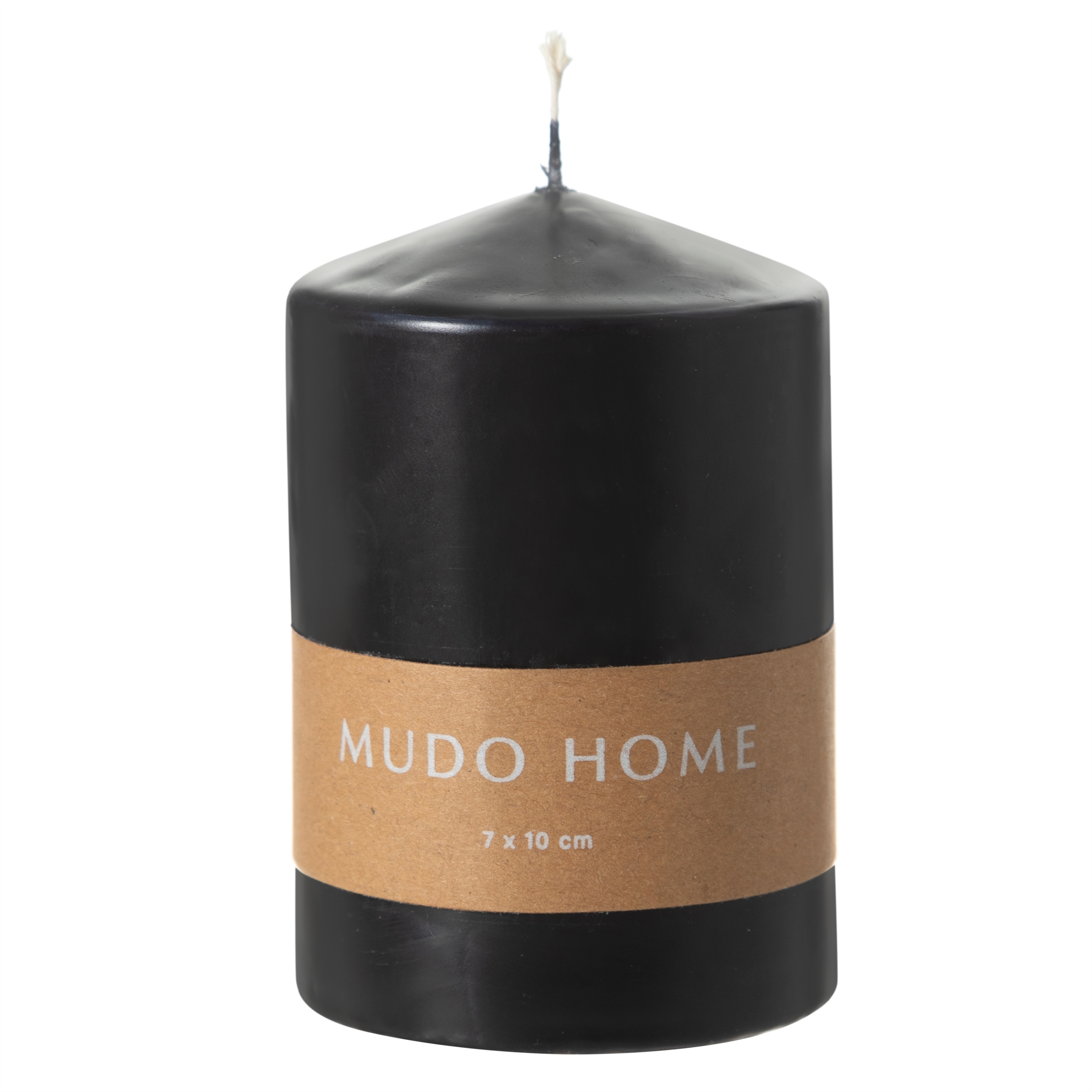 SÜTUN MUM SIYAH 7X10CM
