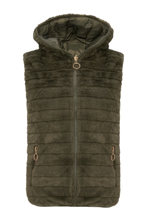  KAPİTONELİ KAPÜŞONLU ŞİŞME YELEK