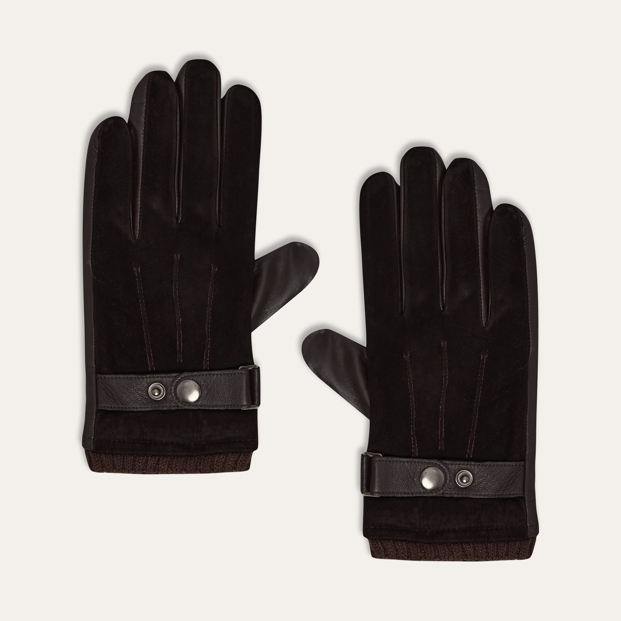 KEMER DETAYLI YÜN KARIŞIMLI ELDİVEN