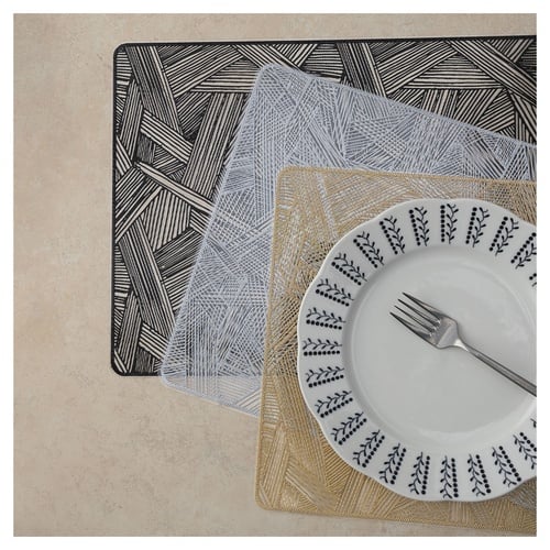  GOLD AMERİKAN SERVİS SETİ 30X45CM - 2Lİ