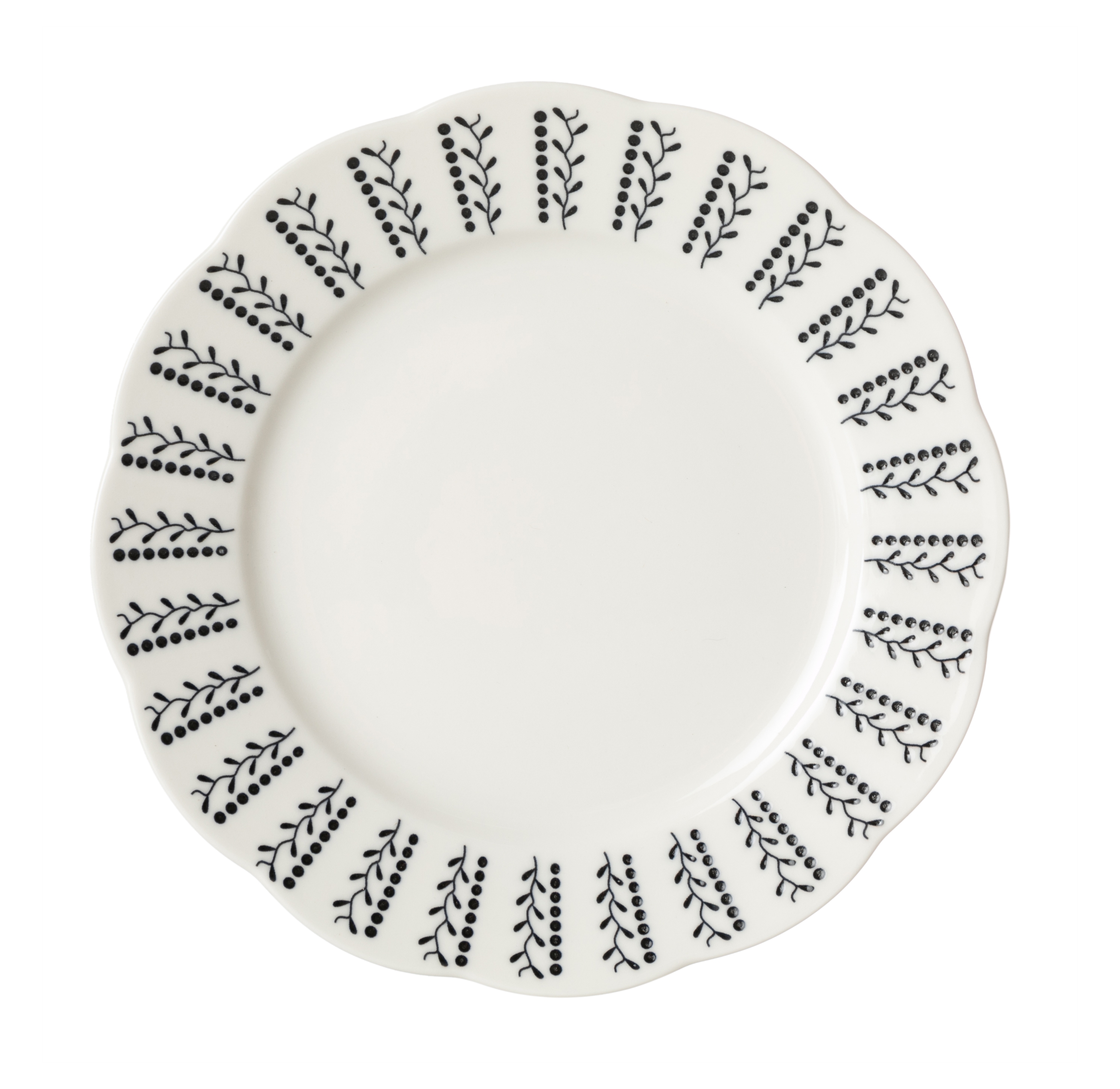 BLACK PEARL SERVİS TABAĞI SETİ 27CM -6LI