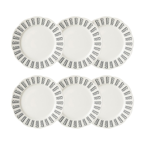  BLACK PEARL SERVİS TABAĞI SETİ 27CM -6LI