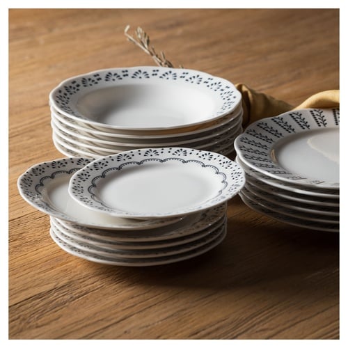  BLACK PEARL SERVİS TABAĞI SETİ 27CM -6LI