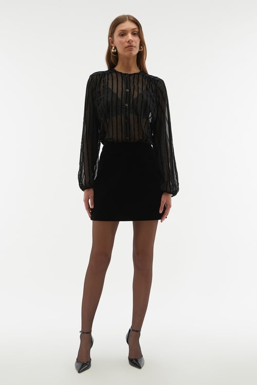  OVERSIZE TÜL SMART GÖMLEK