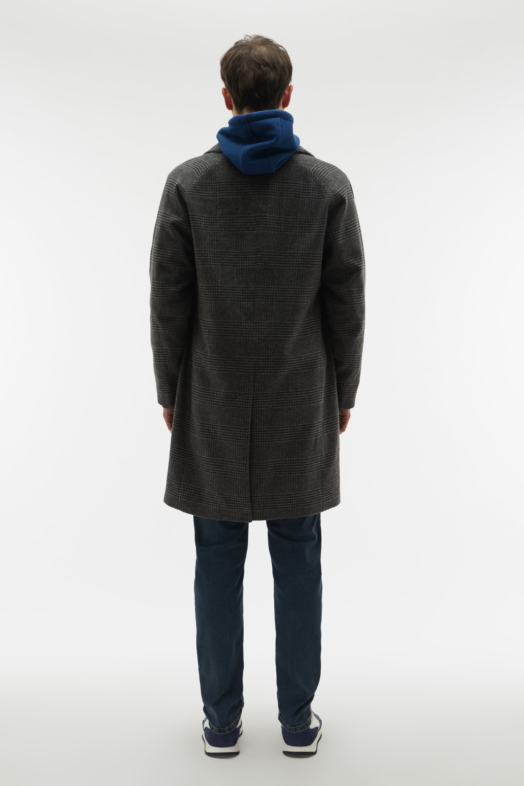 EKOSELİ YÜN KARIŞIMLI UZUN KABAN