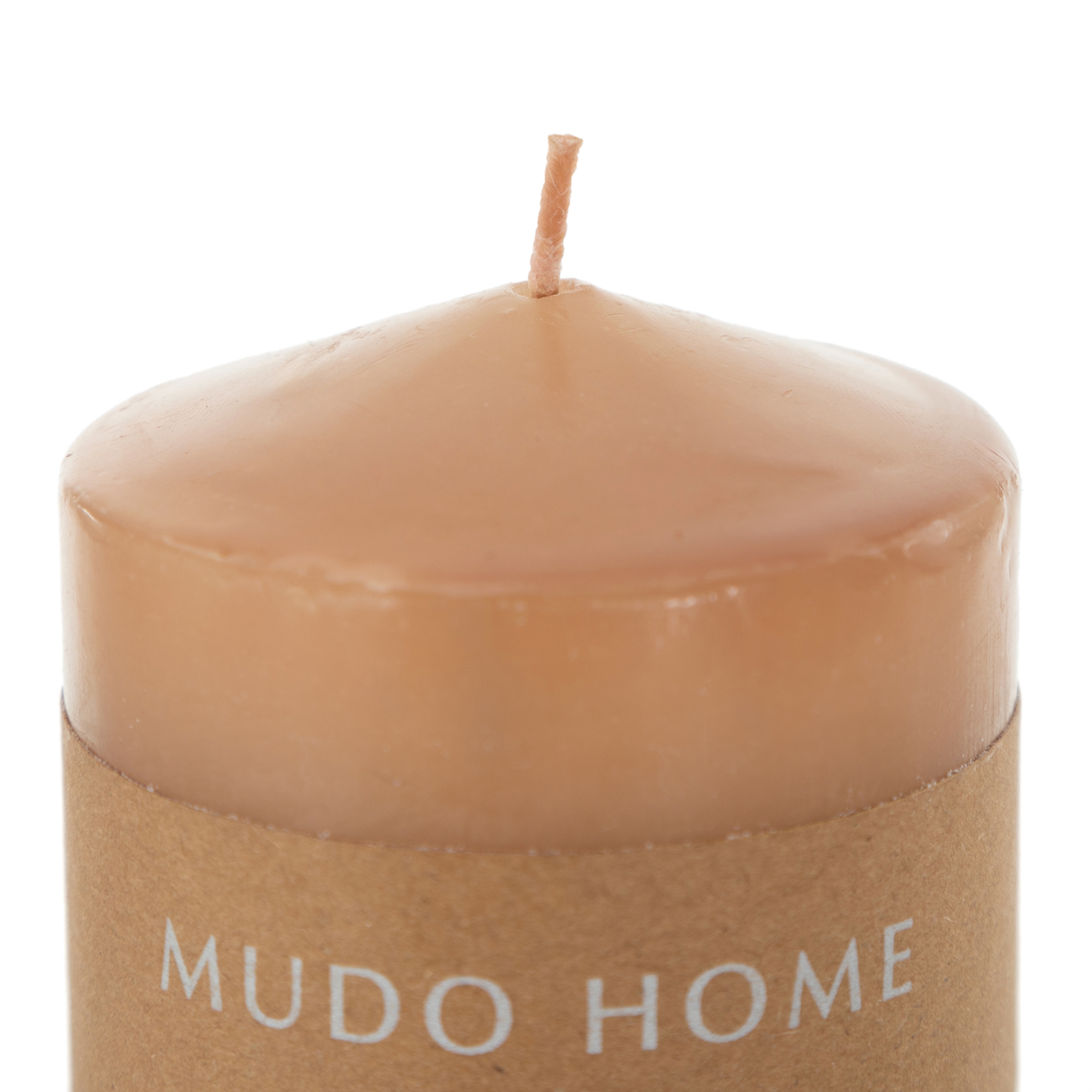 SÜTUN MUM AÇIK KAHVE 7X7CM