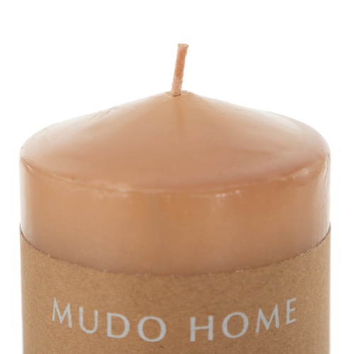  SÜTUN MUM AÇIK KAHVE 7X7CM