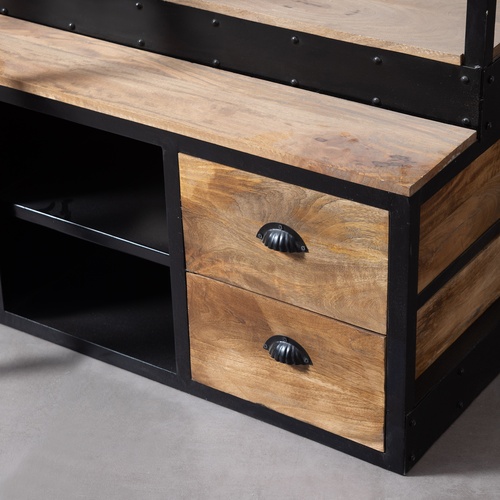  SCAFFOLD MASİF AHŞAP BÜFE