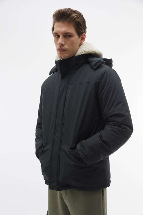 KAPÜŞONLU KALIN MONT