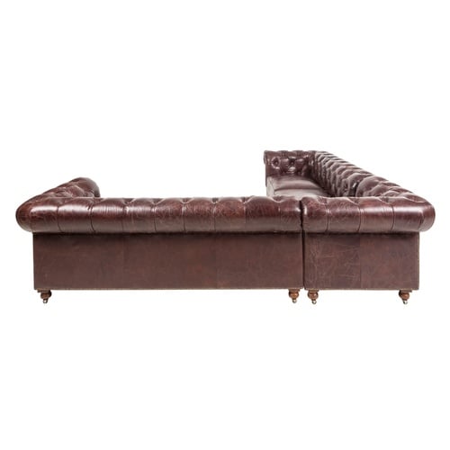 KENSINGTON DERİ KÖŞE SETİ BIKER TAN