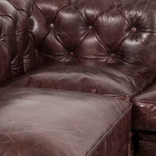 KENSINGTON DERİ KÖŞE SETİ BIKER TAN