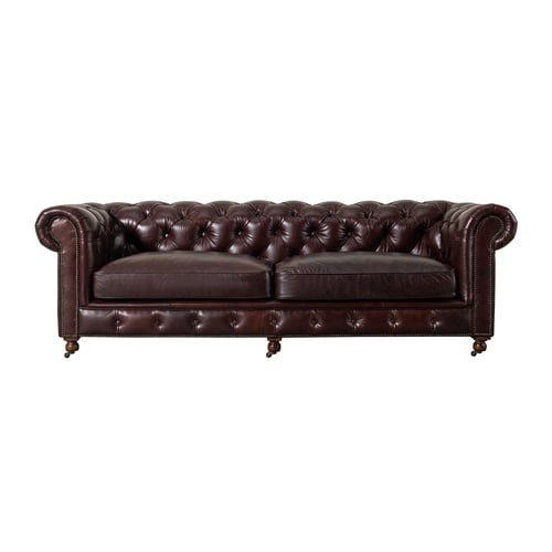  KENSINGTON ÜÇLÜ DERİ KOLTUK BIKER TAN