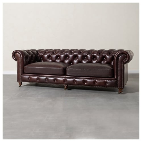  KENSINGTON ÜÇLÜ DERİ KOLTUK BIKER TAN