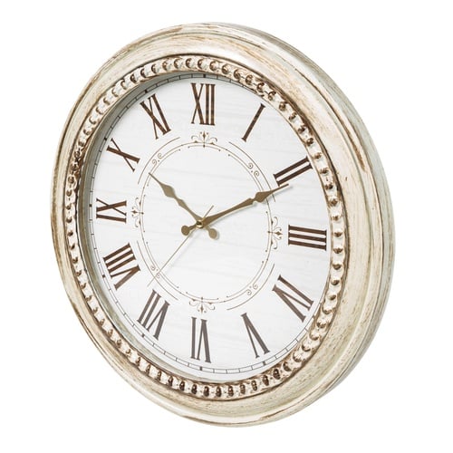 ESKİTME BEJ DUVAR SAATİ