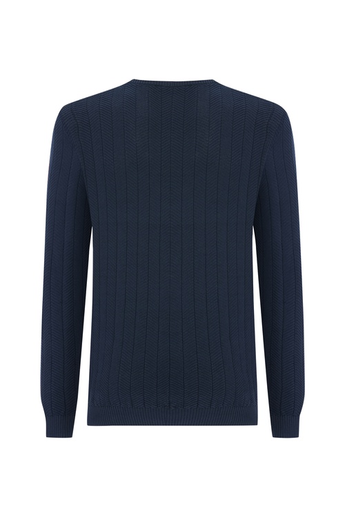  DESENLİ BİSİKLET YAKA KAZAK