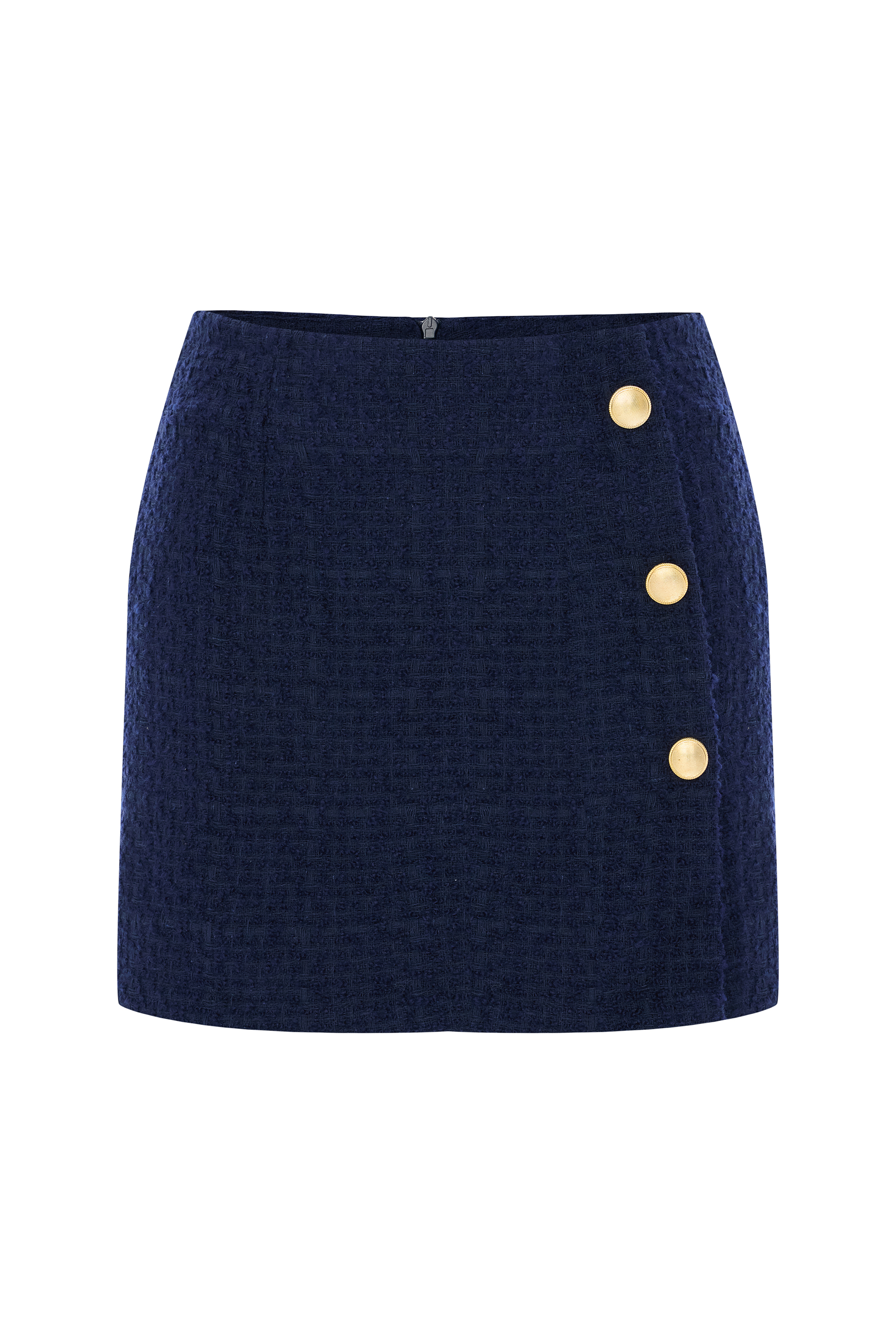 DÜĞMELİ TÜVİT MİNİ ETEK