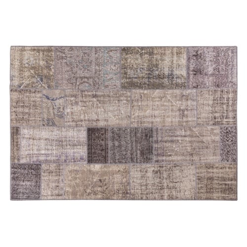  LIMA GRİ EL DİKİŞİ PATCHWORK HALI 170X240 CM