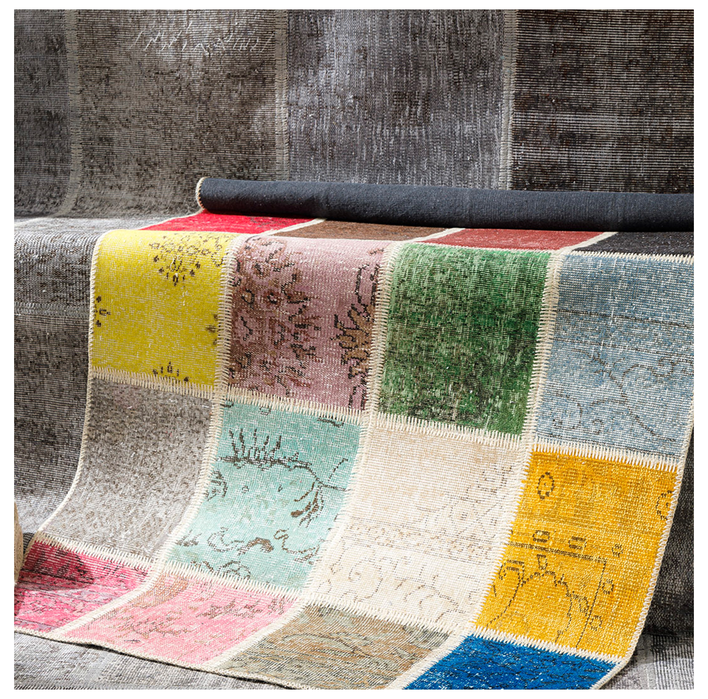 LIMA PATCHWORK HALI RENKLİ 120X180CM