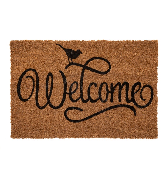 Mudo Home Welcome With Crow Kapi Paspasi 40X60 Renksiz