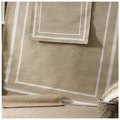  KATERINI HALI BORDÜRLÜ AÇIK BEJ 160X230