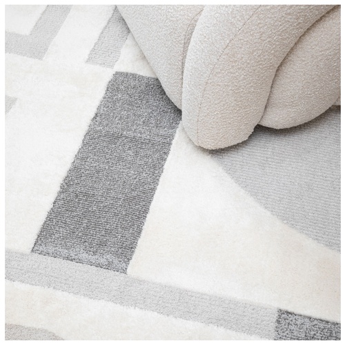  RIVA PATTERN HALI EKRU GRİ 160X230