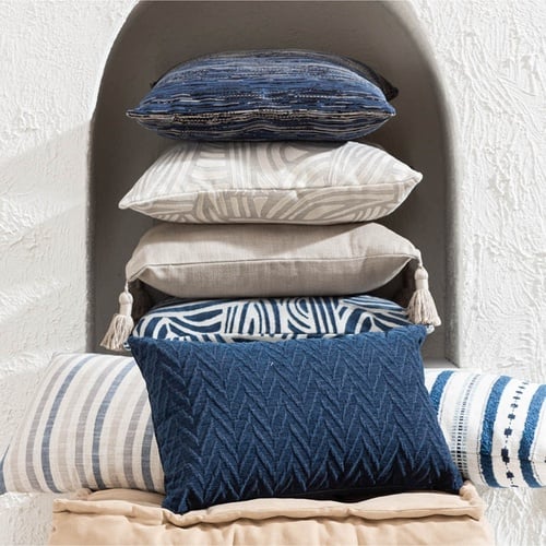 ALBA STRIPED KIRLENT LACİVERT 30X50