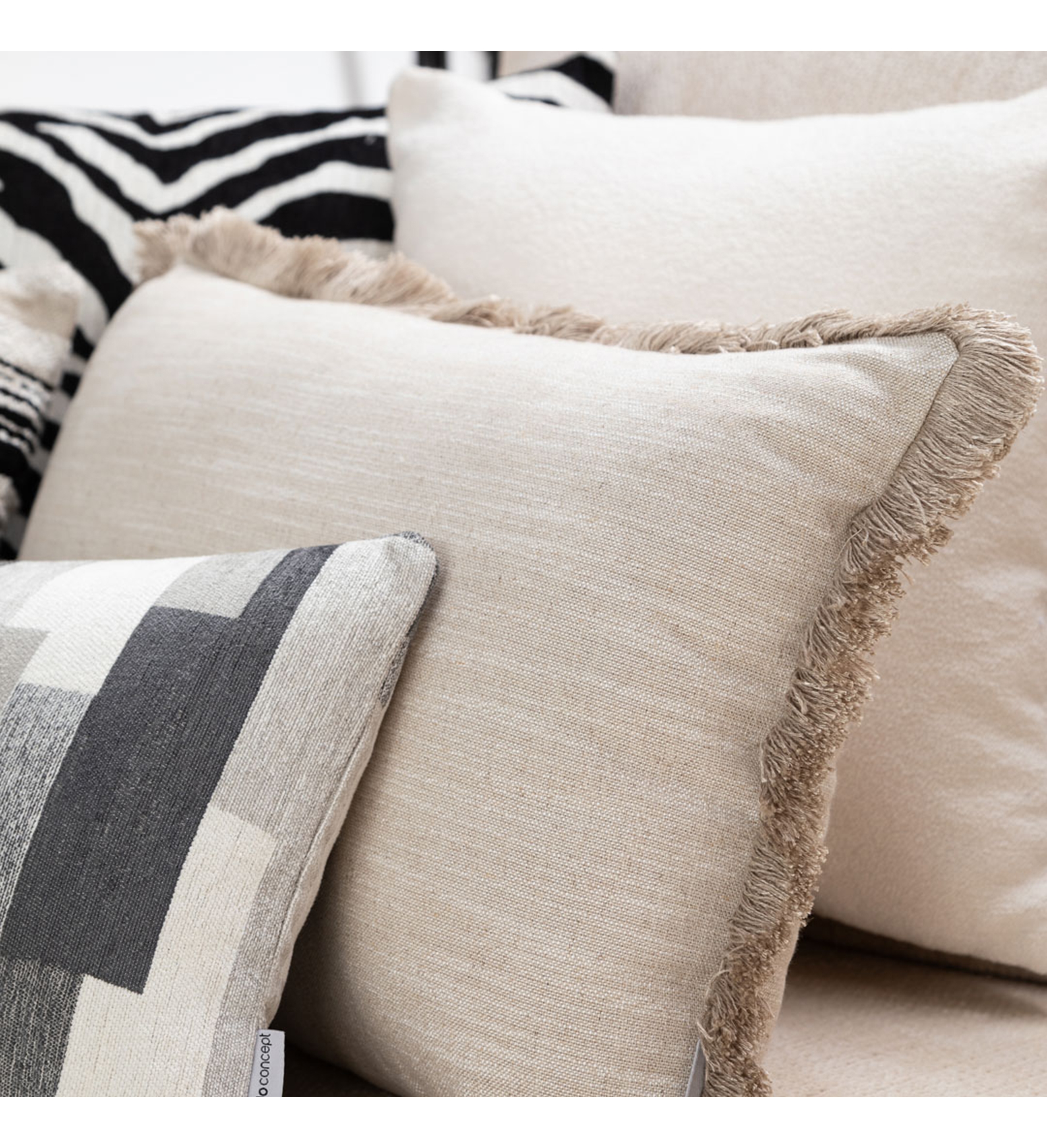 ALBA KIRLENT SAÇAKLI EKRU 40X60