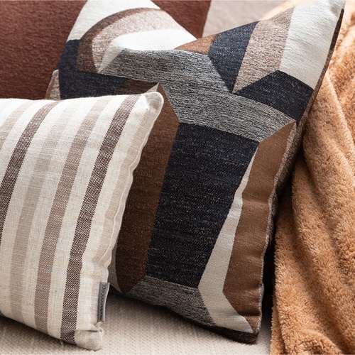  ALBA GRID KIRLENT KAHVE BEJ 45X45