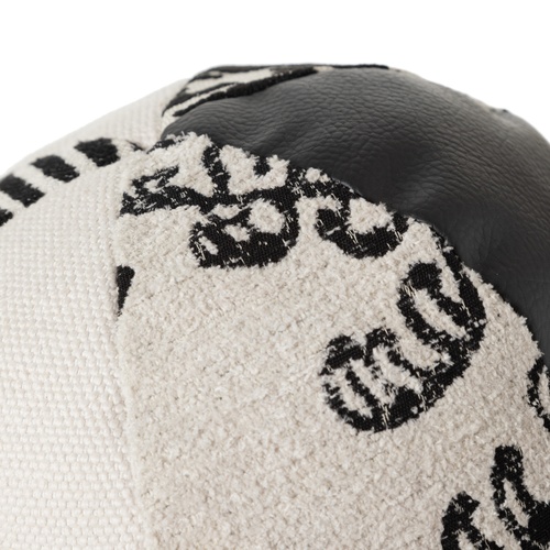  PAM YUVARLAK KIRLENT SİYAH BEYAZ 38CM