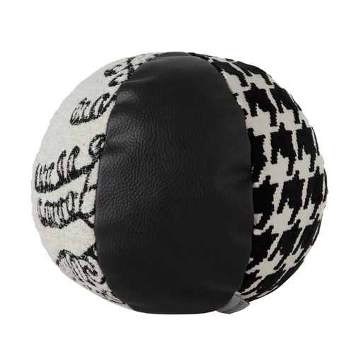  PAM YUVARLAK KIRLENT SİYAH BEYAZ 38CM