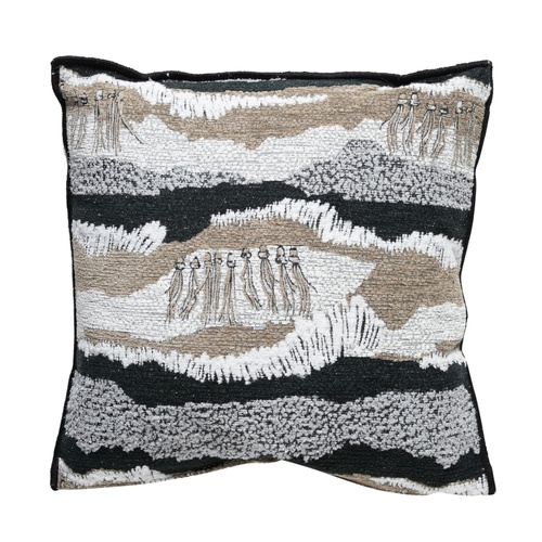  POLLIE KIRLENT VİZON SİYAH 45X45